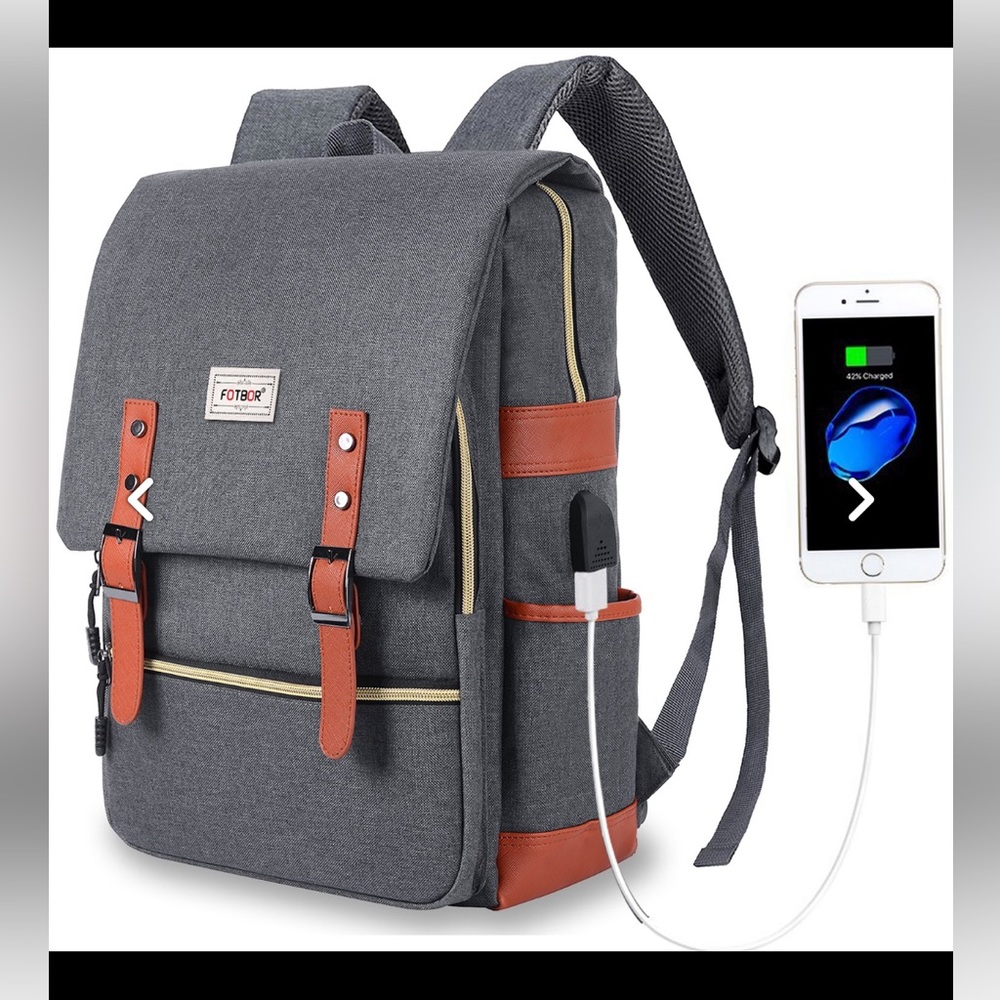 Fotbor
Travel Laptop Backpack, FOTBOR Business Slim Durable Laptops Backpack